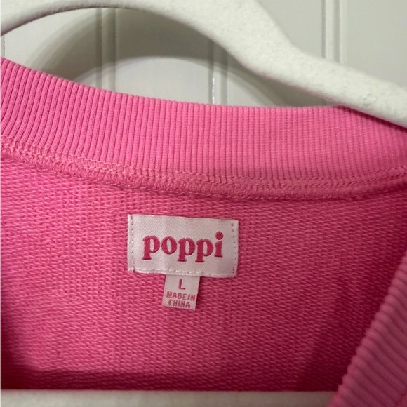 Poppi Soda Limited Edition Birthday Sweatshirt Women’s Large Pink - Picture 4 of 4